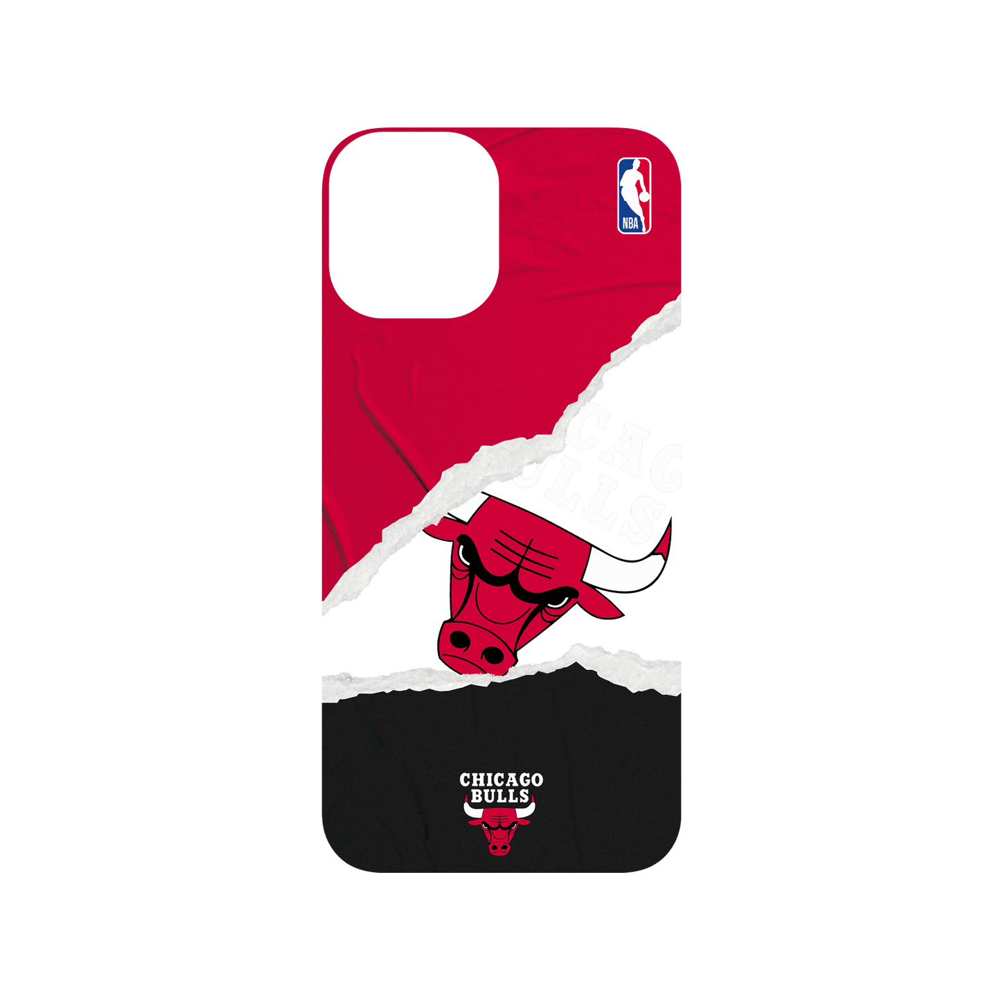 iPhone 12 犀牛盾SolidSuit聯名設計款防摔背蓋手機殼 NBA - 熱血系列-芝加哥公牛 Chicago Bulls - Sweat and Tears