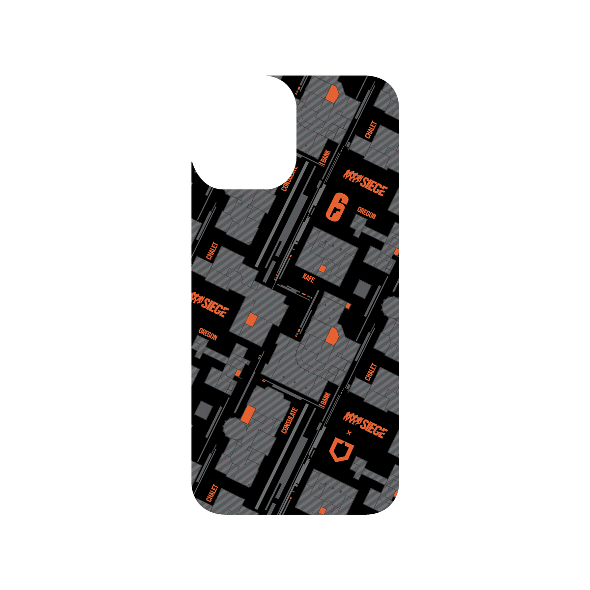 RhinoShield X 6: Siege SolidSuit iPhone 12 Pro Max Case - Map - Orange