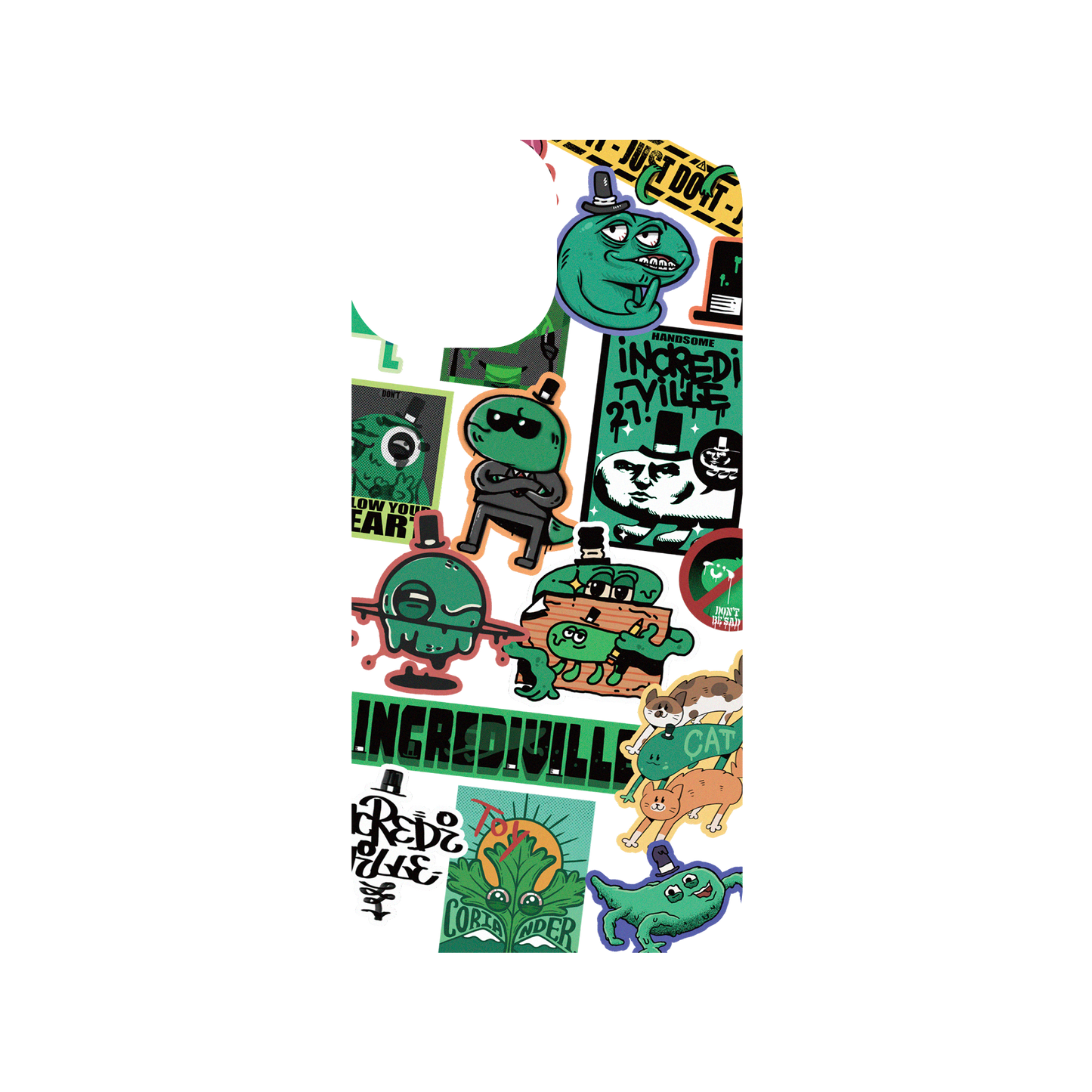 RHINOSHIELD X Incrediville SolidSuit iPhone 13 mini Case - Odd Sticker Album Volume 2