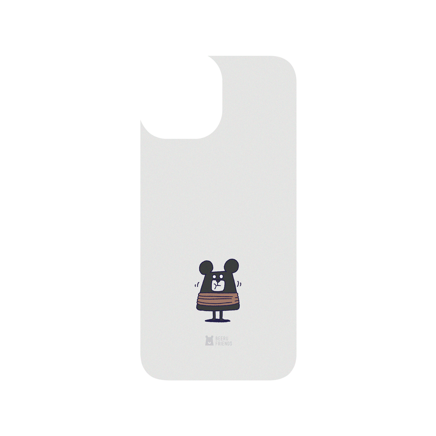 iPhone 13 mini 犀牛盾SolidSuit聯名設計款防摔背蓋手機殼 臺灣吧 - 黑啤餓餓