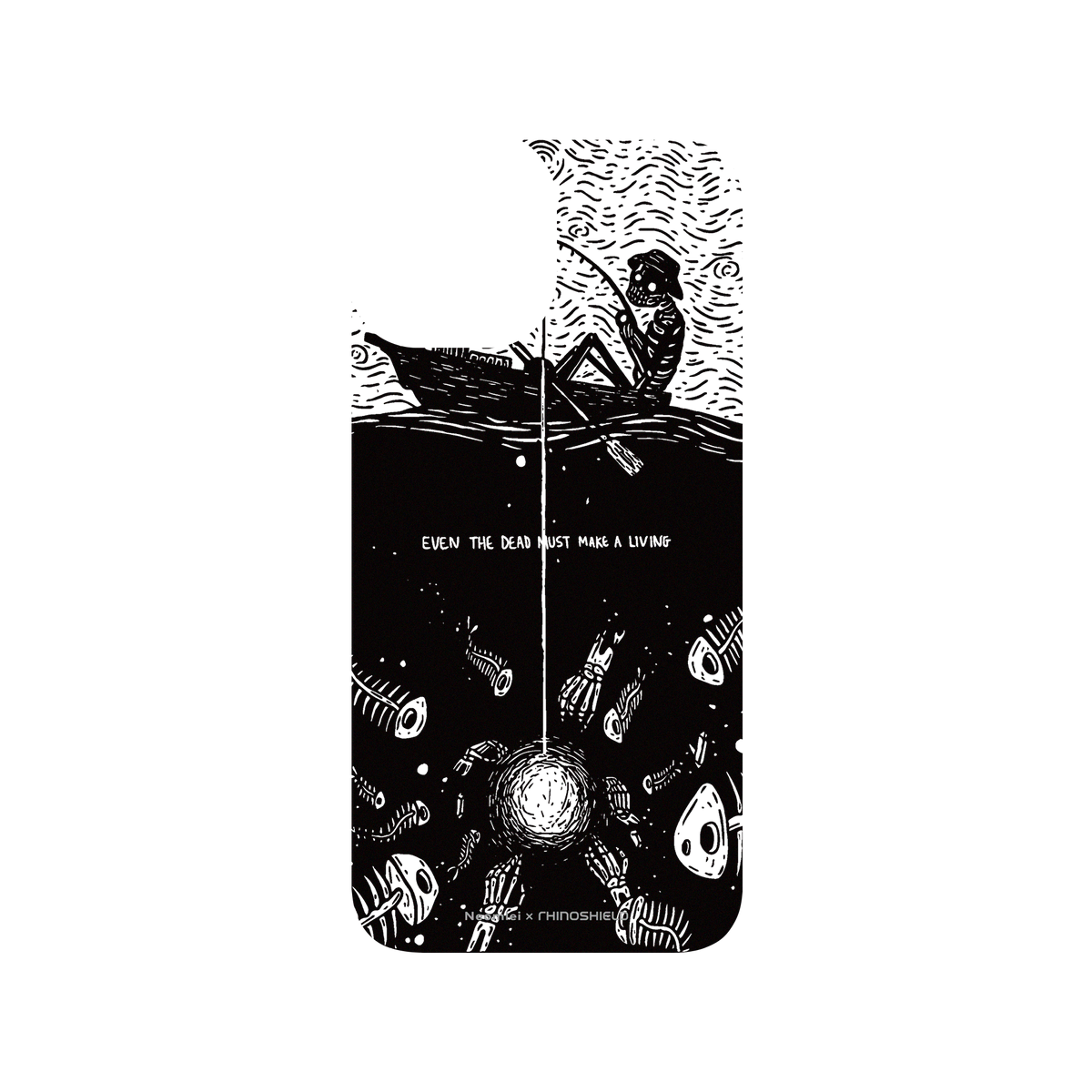 RHINOSHIELD X Neomlei SolidSuit iPhone 13 Mini Case - Even The Dead Must Make A Living