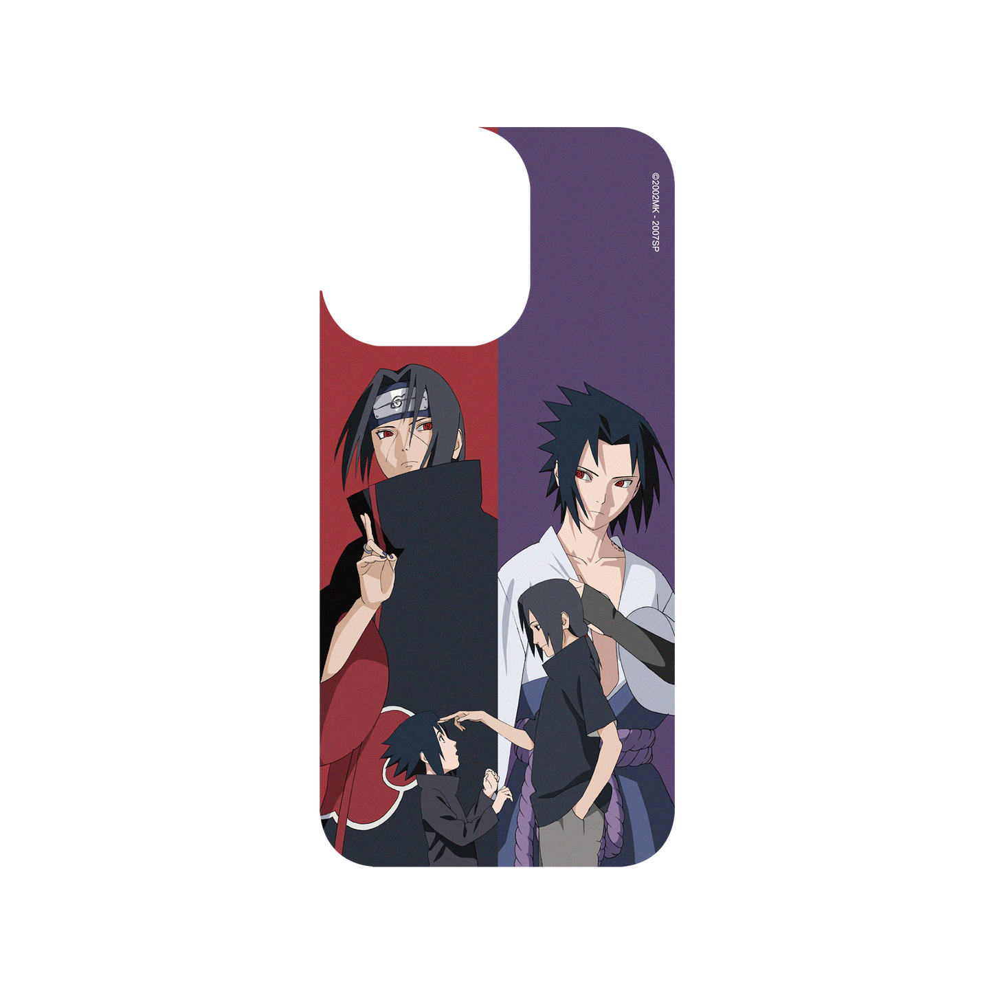 RHINOSHIELD X Naruto Shippuden SolidSuit (MagSafe compatible) iPhone 13 Pro Case - Itachi VS Sasuke