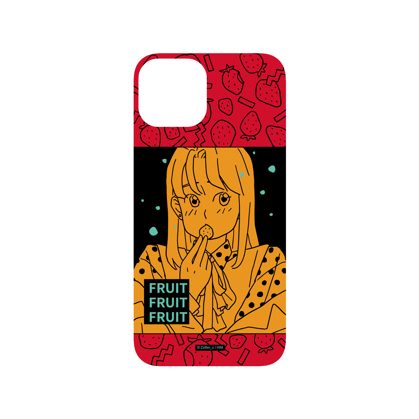 iPhone 13 犀牛盾SolidSuit聯名設計款防摔背蓋手機殼 Zzifan_z - 水果女孩