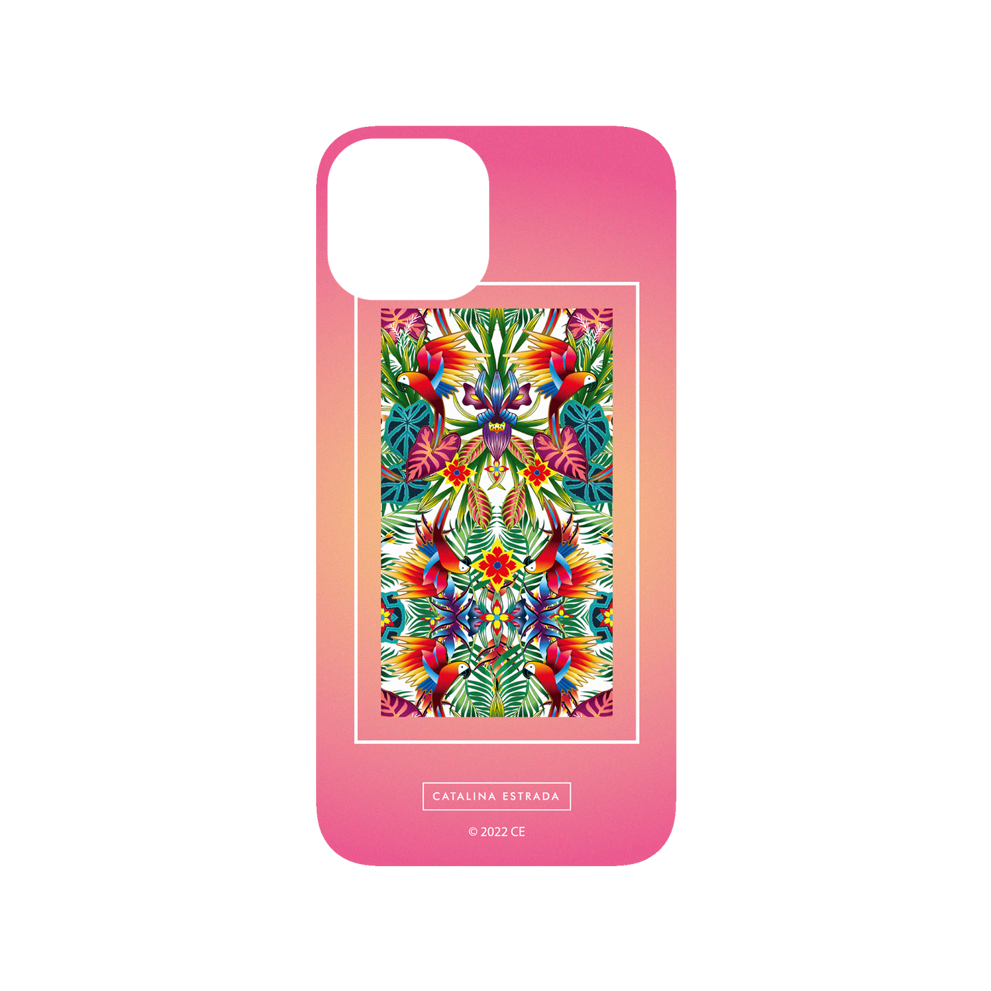 RHINOSHIELD X Catalina Estrada SolidSuit iPhone 13 Case - Red Jungle