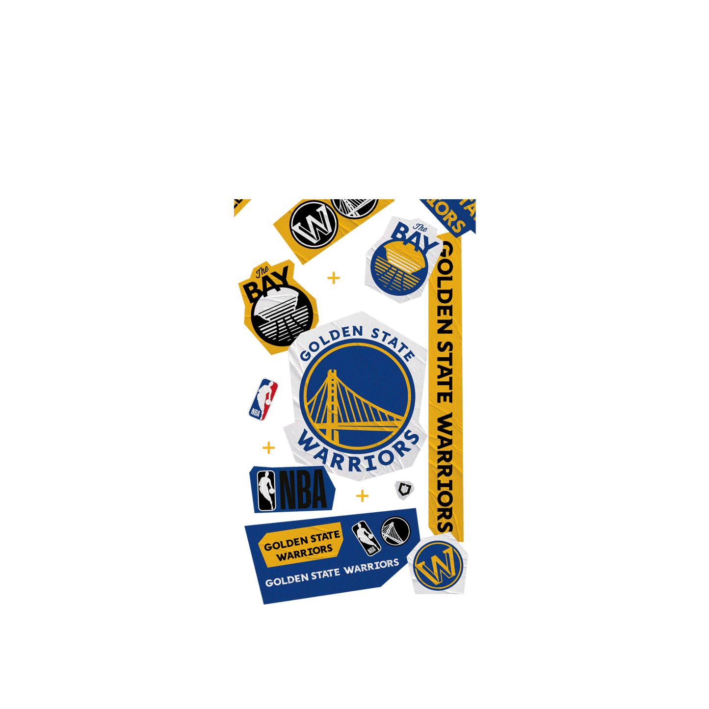 RHINOSHIELD X NBA SolidSuit Google Pixel 6a Case - Golden State Warriors - Collage