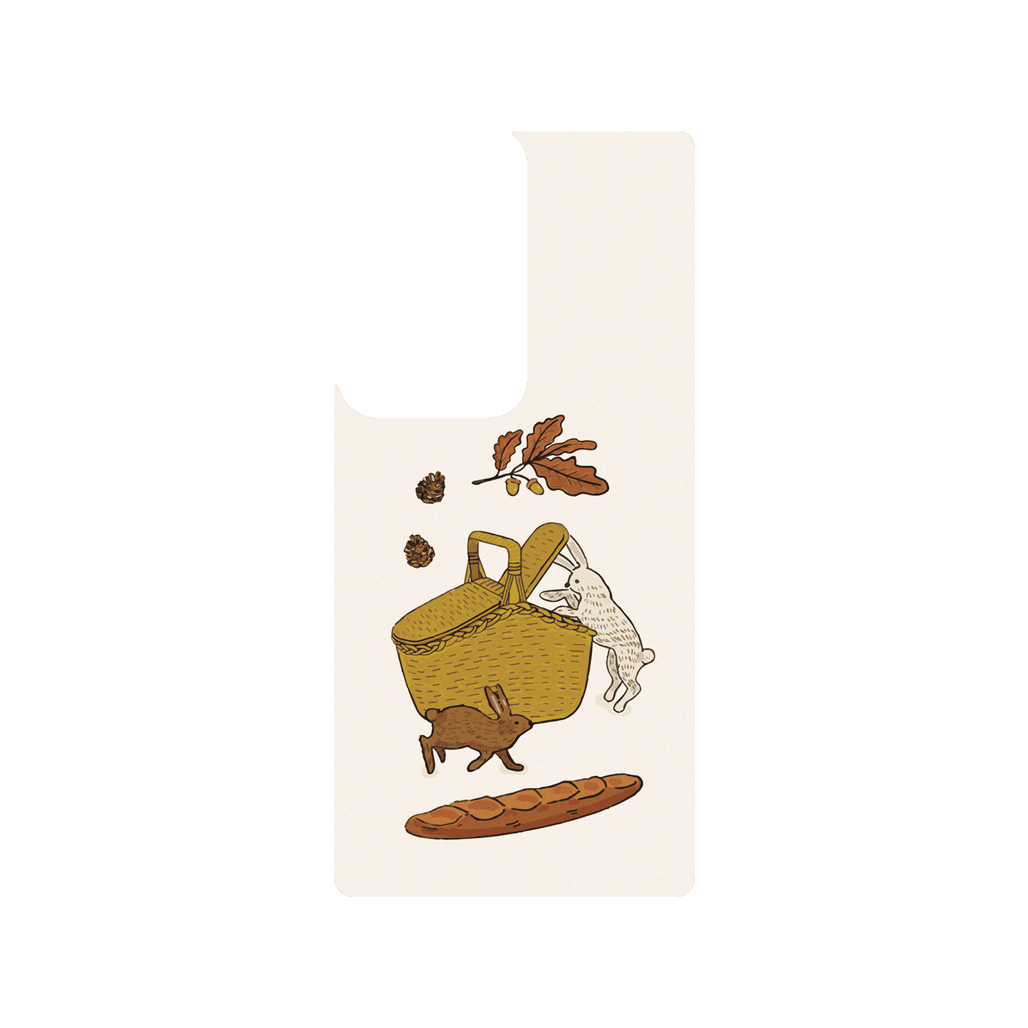 RHINOSHIELD SolidSuit Samsung Galaxy S24 Ultra Case: Original Designs - Picnic Bunnies
