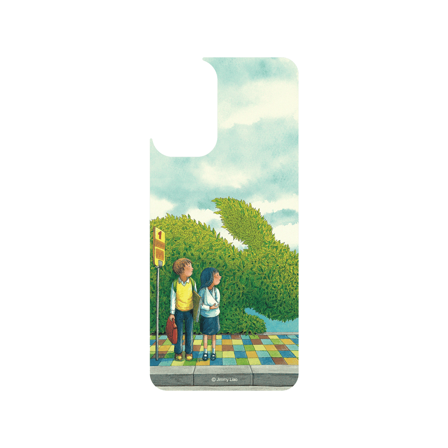 RHINOSHIELD X Jimmy SolidSuit Samsung Galaxy A13 (4G) Case - Year of the Rabbit Series - Waiting for the Bus