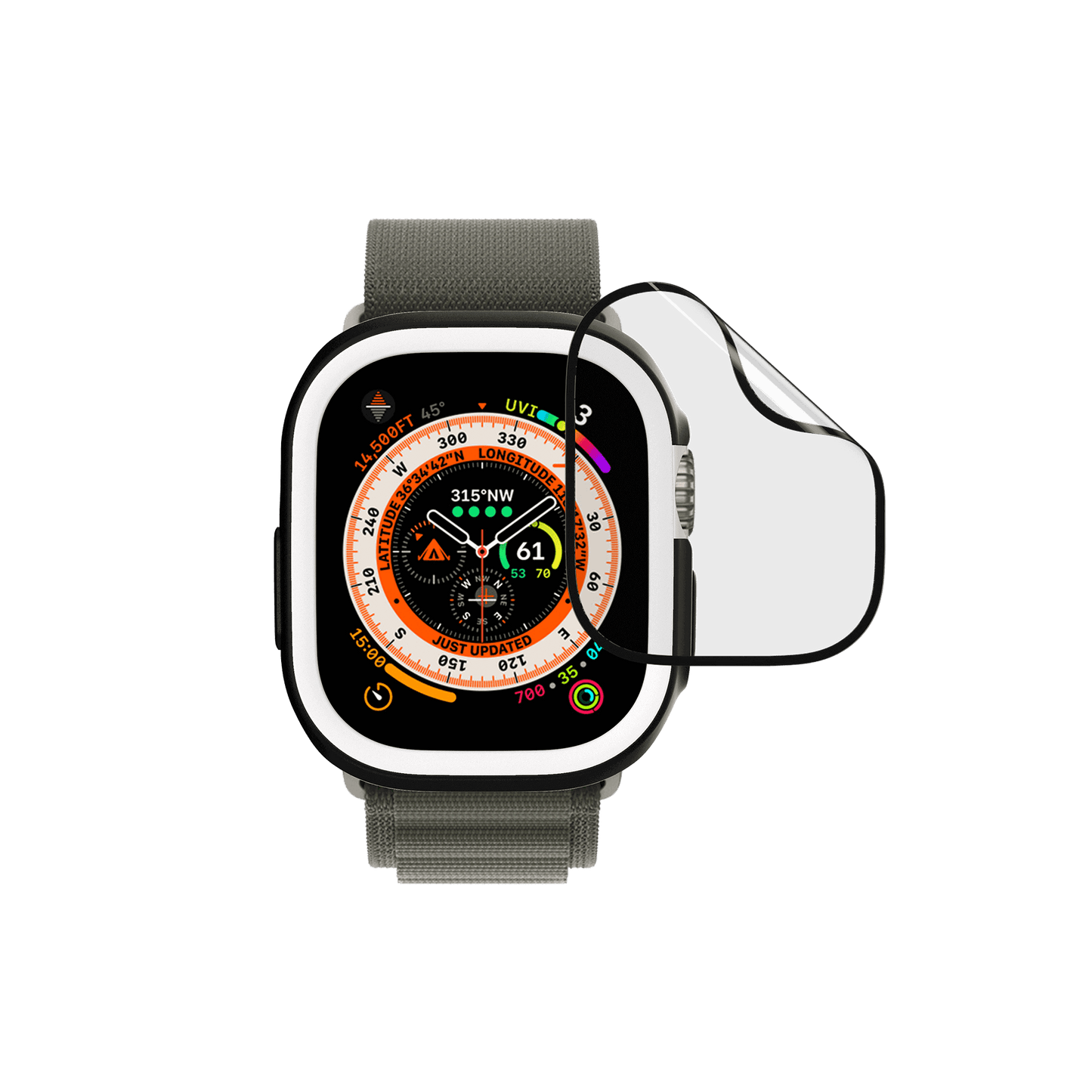 (R) Apple Watch Ultra (49mm) Apple Watch 3D壯撞貼