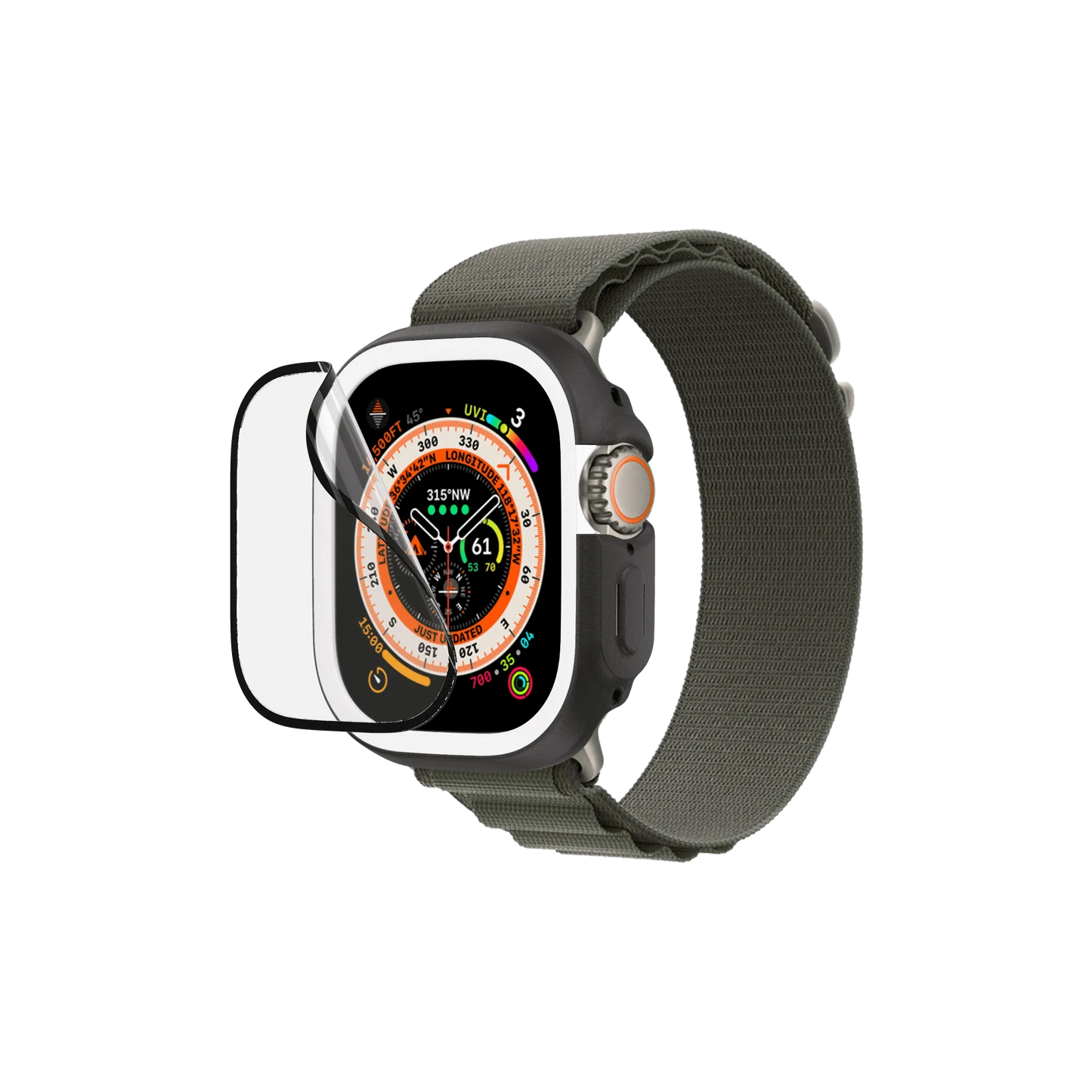 (R) Apple Watch Ultra (49mm) Apple Watch 3D壯撞貼