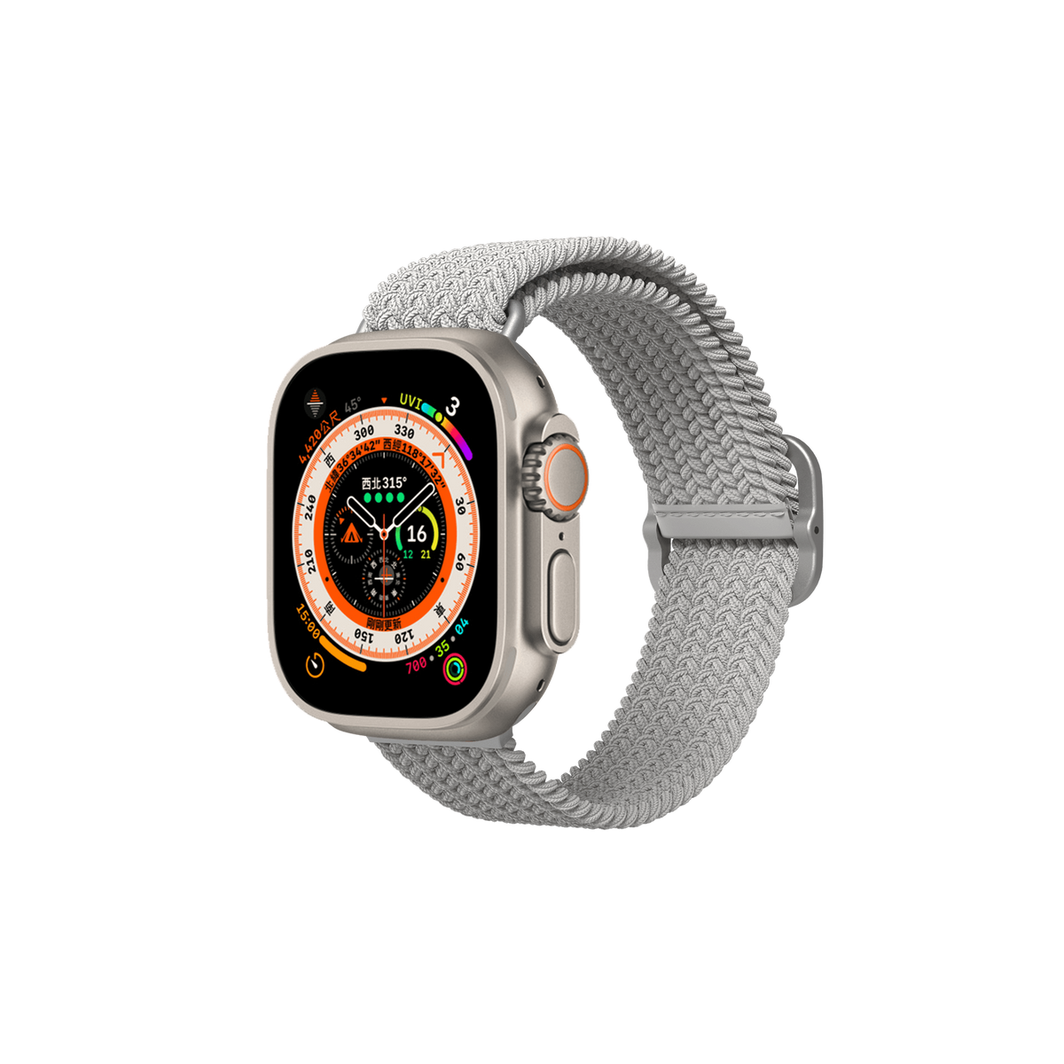 犀牛盾專用 Apple Watch 編織錶帶 - Apple Watch Series 7 (45mm) [Test Test Lam]