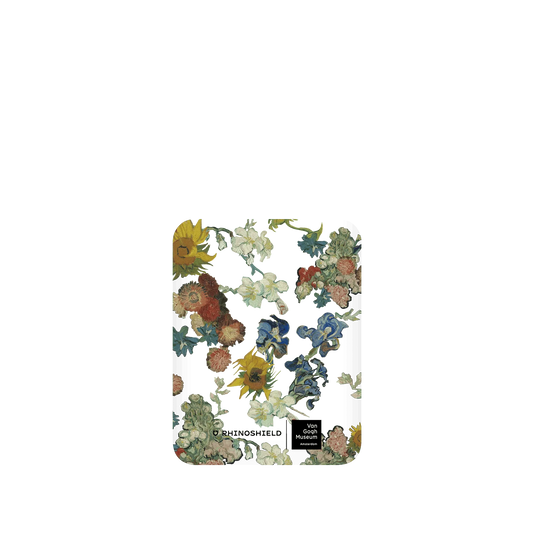 RHINOSHIELD X Van Gogh Museum  SolidSuit Google Pixel 5 Case - Vincent's Flowers - 50th Anniversary Transparent