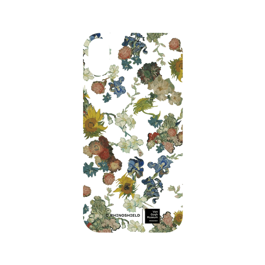 RHINOSHIELD X Van Gogh Museum  Mod NX iPhone XR Case - Vincent's Flowers - 50th Anniversary Transparent Backplate