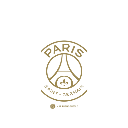 RhinoShield X PSG Clear iPhone 12 Pro Max Case - PSG Oversize Gold