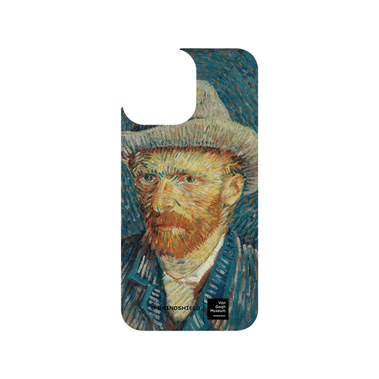 RHINOSHIELD X Van Gogh Museum  Clear iPhone 13 Pro Max Case - Vincent's Self-Portrait with Grey Felt Hat