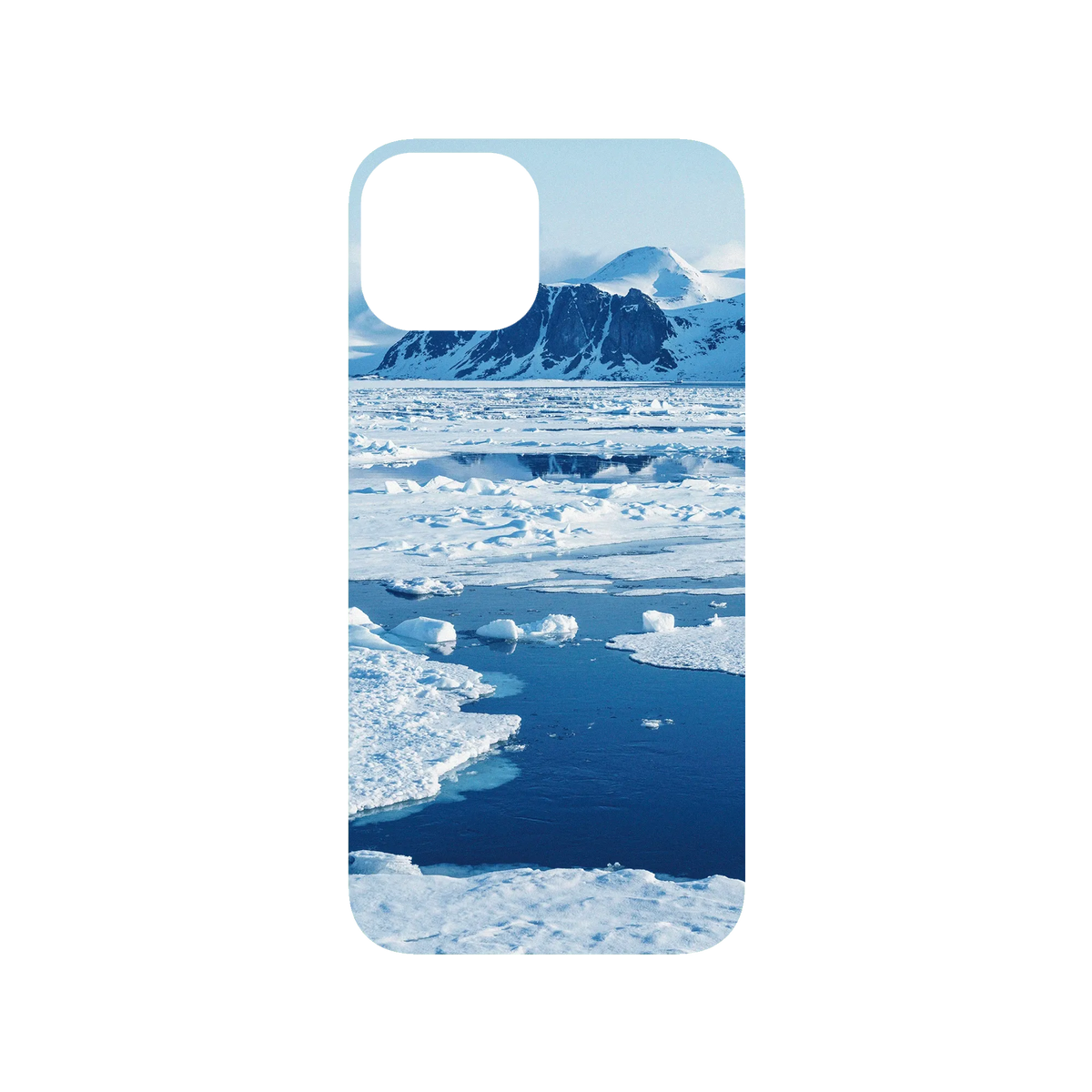 RHINOSHIELD SolidSuit iPhone 13 Case: Original Designs - The Masterpiece of Nature (Svalbard Glacier)