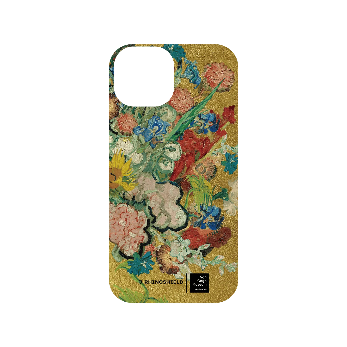RHINOSHIELD X Van Gogh Museum  SolidSuit (MagSafe compatible) iPhone 15 Case - Vincent's Flowers - 50th Anniversary