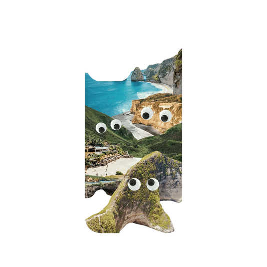 RHINOSHIELD Clear iPhone 13 Case: Original Designs - Bali Island's Eyes On You