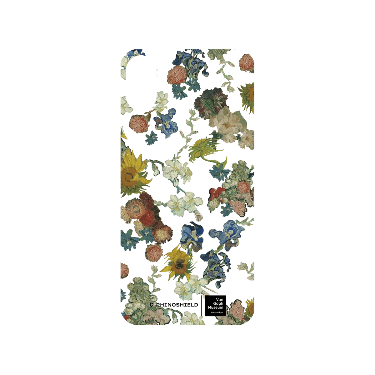 RHINOSHIELD X Van Gogh Museum  Mod NX iPhone X Case - Vincent's Flowers - 50th Anniversary Transparent Backplate