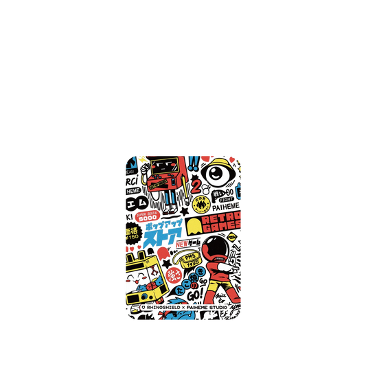 RHINOSHIELD X Paiheme Studio SolidSuit ASUS Zenfone 8 Flip Case - Retro Games Color