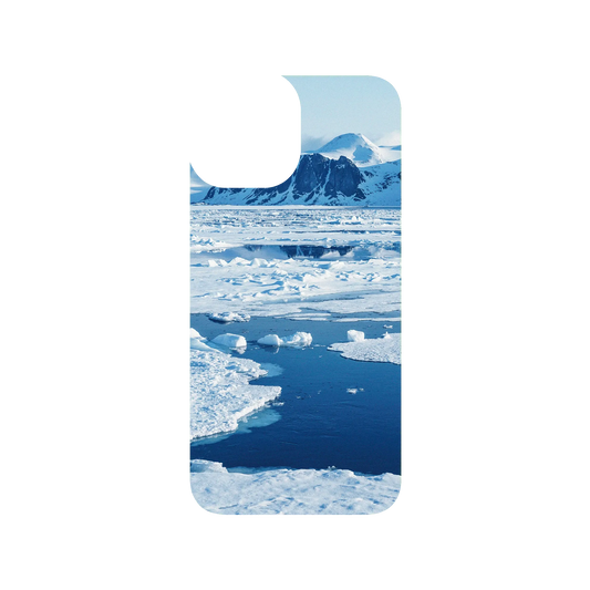 RHINOSHIELD SolidSuit iPhone 13 mini Case: Original Designs - The Masterpiece of Nature (Svalbard Glacier)