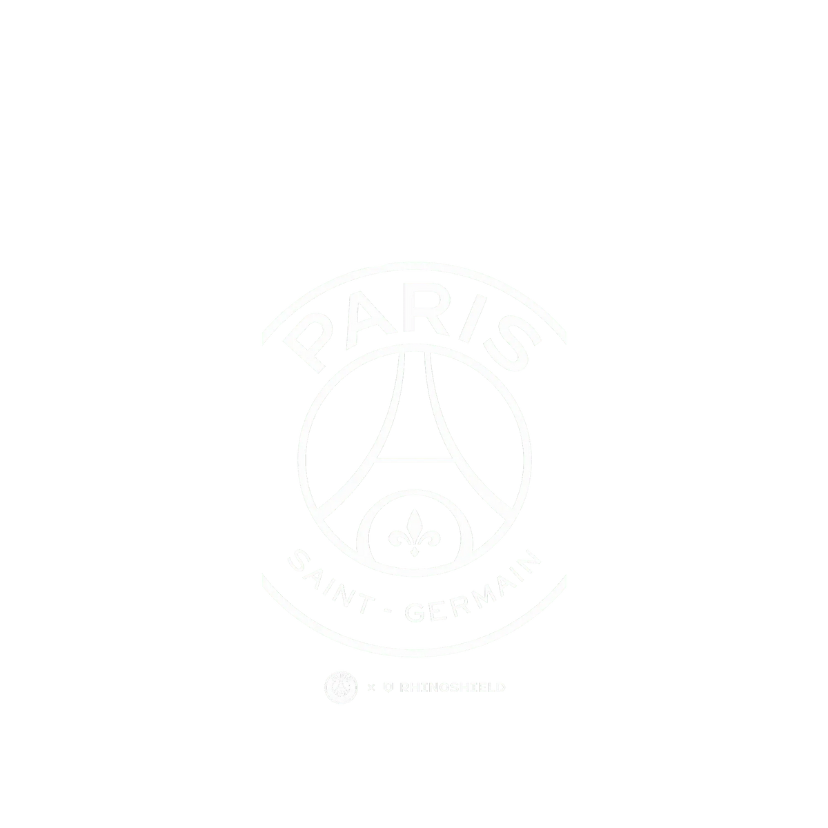RhinoShield X PSG Clear iPhone 12 Case - PSG Oversize White