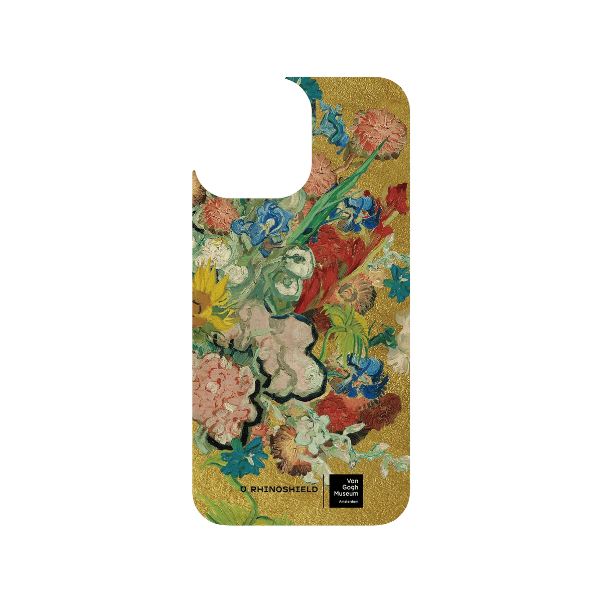 RHINOSHIELD X Van Gogh Museum  Clear iPhone 13 Pro Max Case - Vincent's Flowers - 50th Anniversary