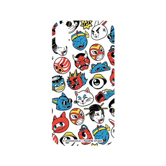 RHINOSHIELD X Paiheme Studio Mod NX iPhone XR Case - All Heads Backplate