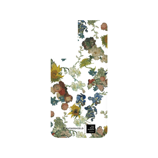 RHINOSHIELD X Van Gogh Museum  SolidSuit Samsung Galaxy S21 Case - Vincent's Flowers - 50th Anniversary Transparent