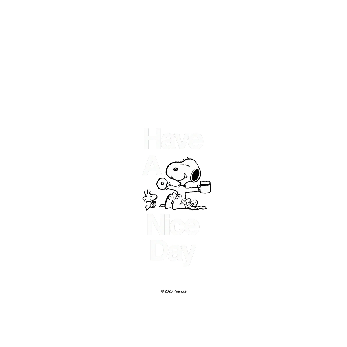 RhinoShield X Snoopy Mod NX iPhone X Case - Snoopy - Have A Nice Day Backplate