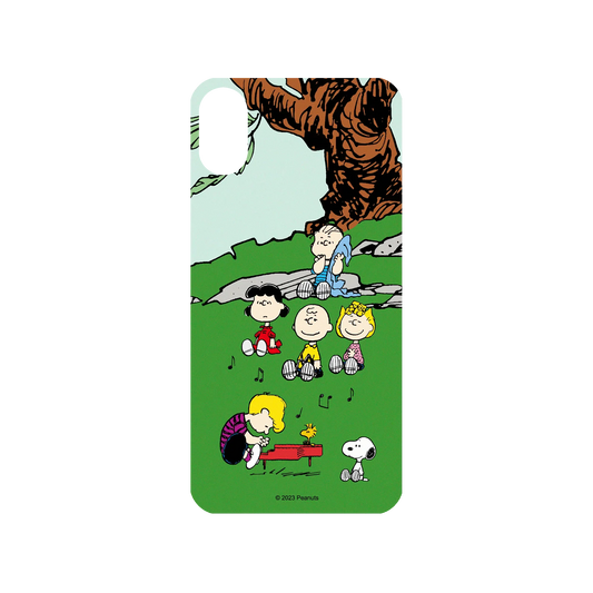 RhinoShield X Snoopy Mod NX iPhone X Case - Schroeder Playing Piano Backplate