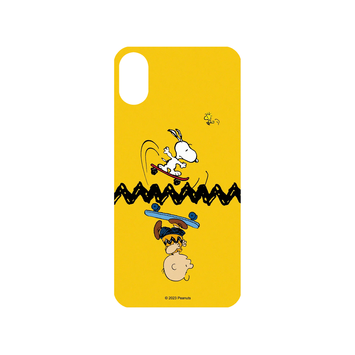 RhinoShield X Snoopy Mod NX iPhone X Case - Let's Skate Together Backplate