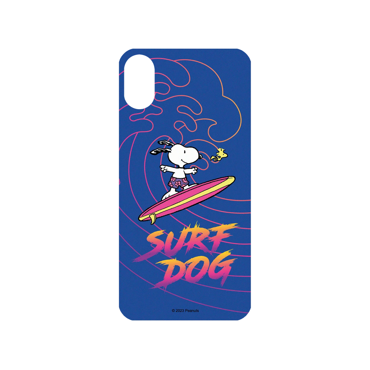 RhinoShield X Snoopy Mod NX iPhone X Case - Surfing Snoopy Backplate