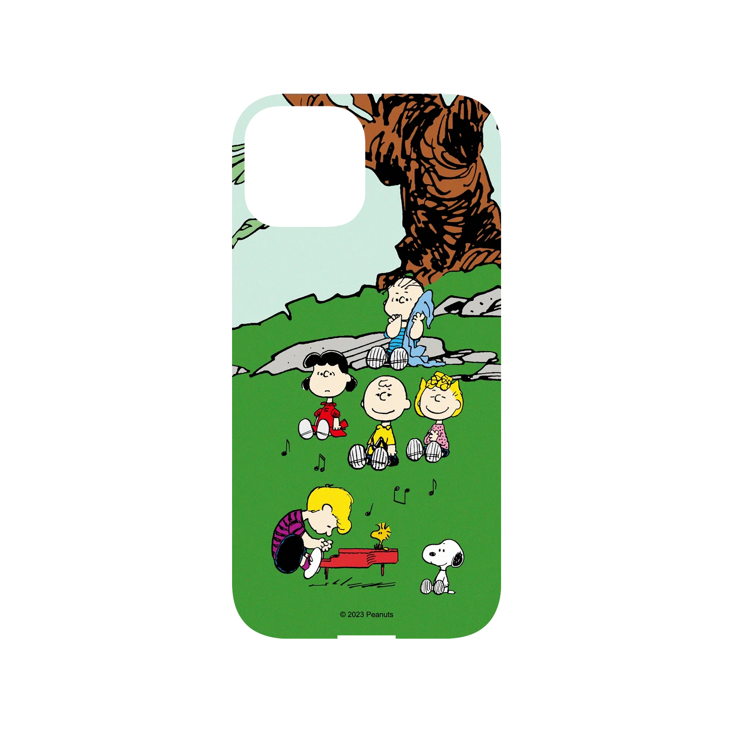 RHINOSHIELD X Snoopy Mod NX (MagSafe compatible) iPhone 13 mini Case - Schroeder Playing Piano Backplate