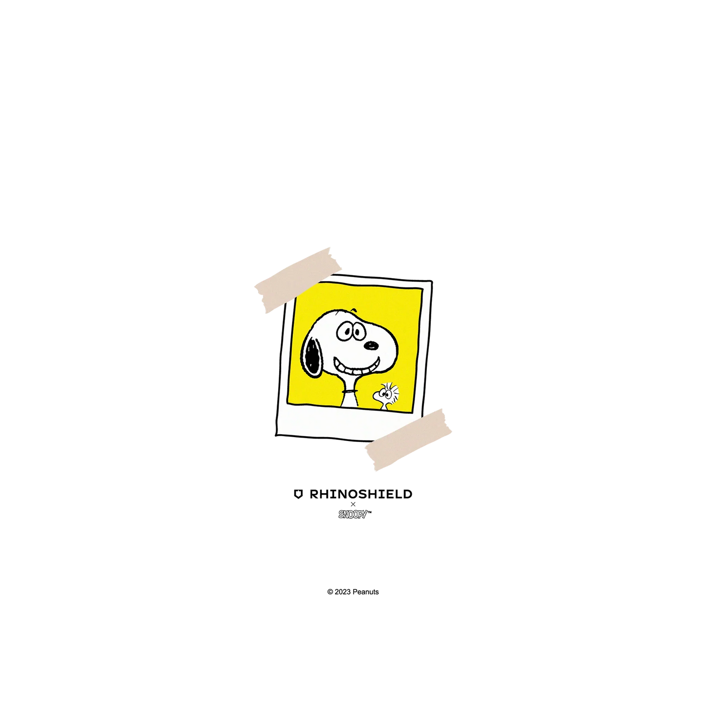 RHINOSHIELD X Snoopy Mod NX (MagSafe compatible) iPhone 14 Pro Case - Say Cheese! - Polaroid Backplate