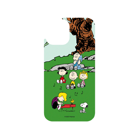 RhinoShield X Snoopy Clear iPhone 12 Case - Schroeder Playing Piano