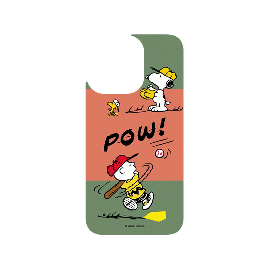 RhinoShield X Snoopy Clear iPhone 13 Pro Case - Let's Play Baseball!