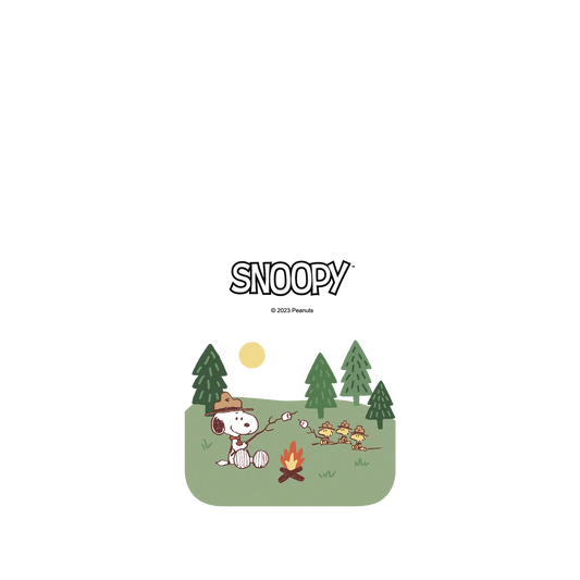 RhinoShield X Snoopy Clear iPhone 13 Pro Case - Camping Is Fun