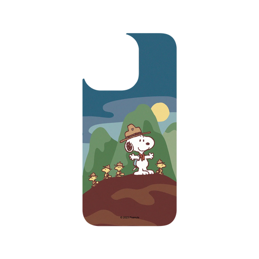 RhinoShield X Snoopy Clear iPhone 13 Pro Case - At The Mountain Top