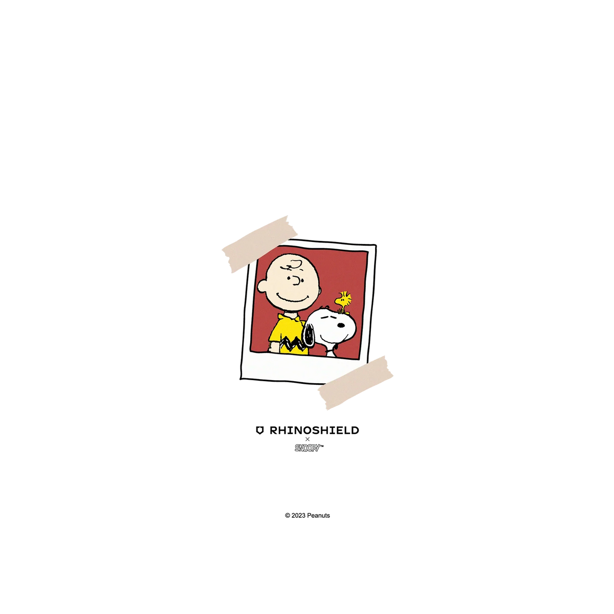 RhinoShield X Snoopy Clear iPhone 13 Pro Max Case - Charlie Brown & Snoopy - Polaroid