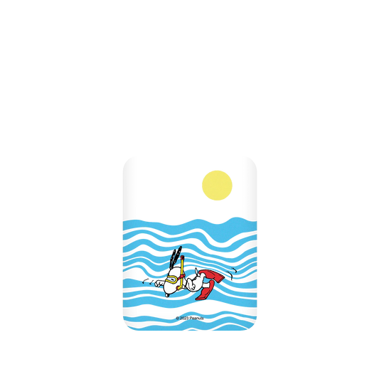 RhinoShield X Snoopy SolidSuit Google Pixel 5 Case - Snorkeling Snoopy