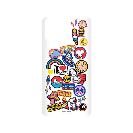 RhinoShield X Snoopy SolidSuit Samsung Galaxy A51 (4G) Case - Good Vibes - Patch Pack