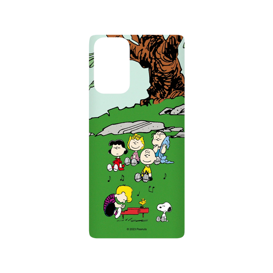 RhinoShield X Snoopy SolidSuit Samsung Galaxy Note20 (4G/5G) Case - Schroeder Playing Piano