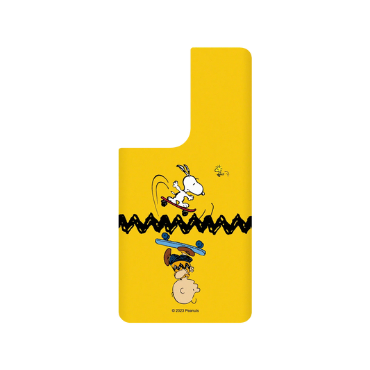 RhinoShield X Snoopy SolidSuit Samsung Galaxy S21 Ultra Case - Let's Skate Together