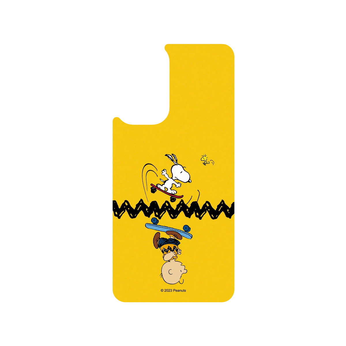 RhinoShield X Snoopy SolidSuit Samsung Galaxy A73 Case - Let's Skate Together