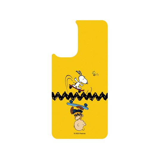 RhinoShield X Snoopy SolidSuit Samsung Galaxy A73 Case - Let's Skate Together