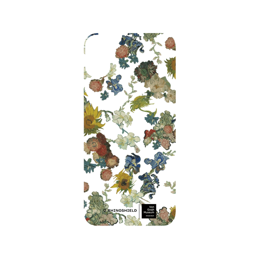 RHINOSHIELD X Van Gogh Museum  SolidSuit iPhone XS Case - Vincent's Flowers - 50th Anniversary Transparent