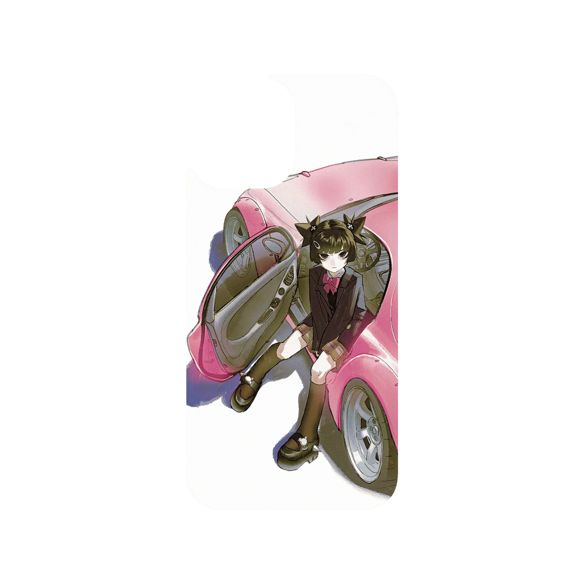RHINOSHIELD X Vinne Clear iPhone 12 Pro Max Case - Pink Wheels