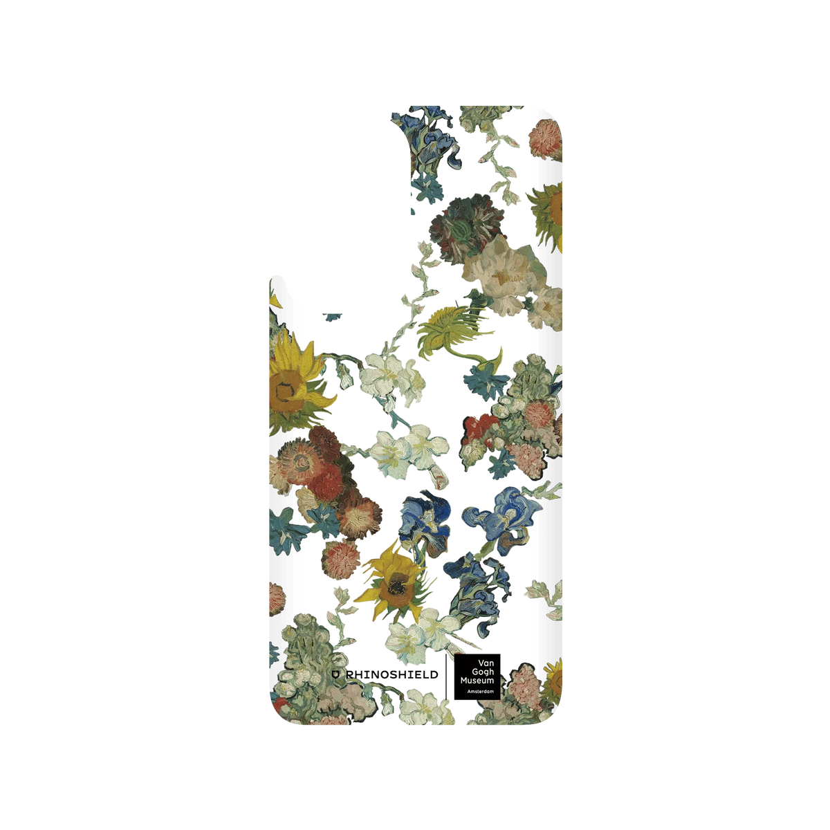 RHINOSHIELD X Van Gogh Museum  SolidSuit OnePlus 9 Case - Vincent's Flowers - 50th Anniversary Transparent
