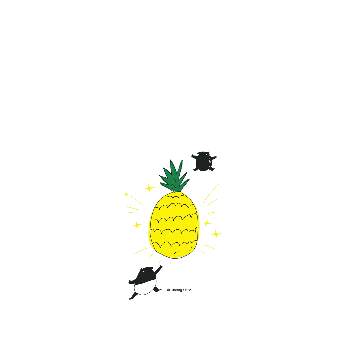 RhinoShield X LAIMO SolidSuit (MagSafe compatible) Samsung Galaxy S24 Ultra Case - Pineapple