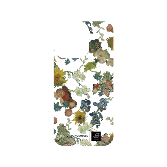 RHINOSHIELD X Van Gogh Museum  SolidSuit iPhone 13 Pro Case - Vincent's Flowers - 50th Anniversary Transparent